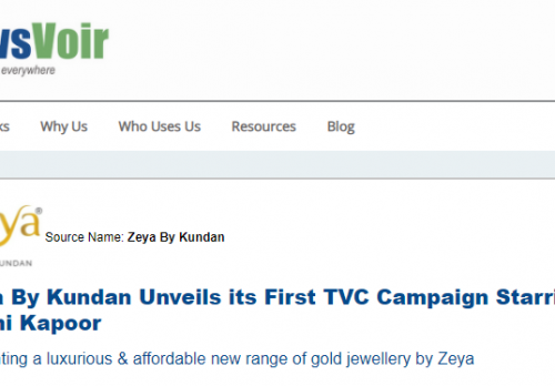Zeya By Kundan Unveils its First TVC Campaign Starring Vaani Kapoor
