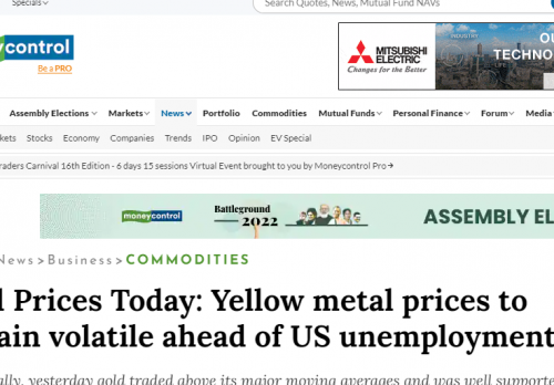 Gold Prices Today: Yellow metal prices to remain volatile ahead of US unemployment data